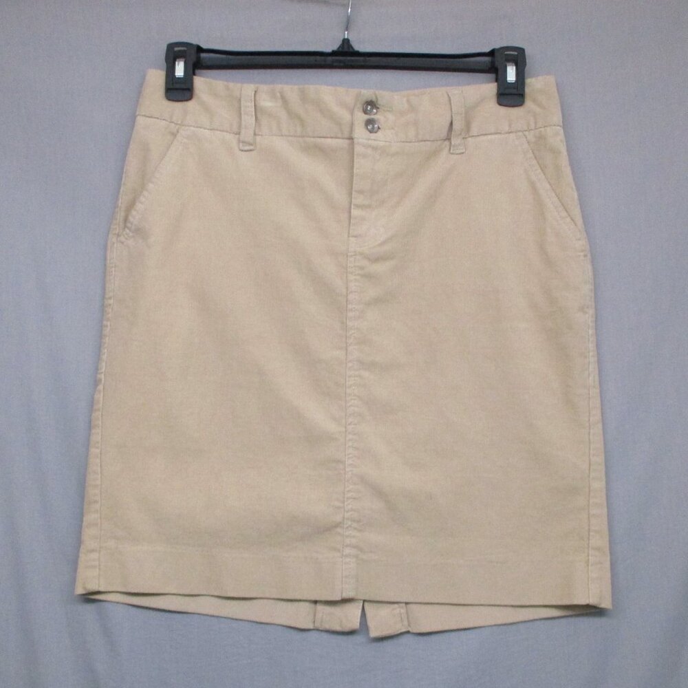 Old Navy Corduroy Pencil Skirt Casual/Career Wear Beige Women Size | 8